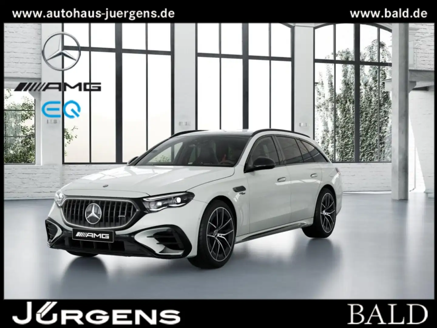Mercedes-Benz E 53 AMG Hybrid 4M+ T Perf-Sitze/Pano/Burm/AHK Weiß - 2
