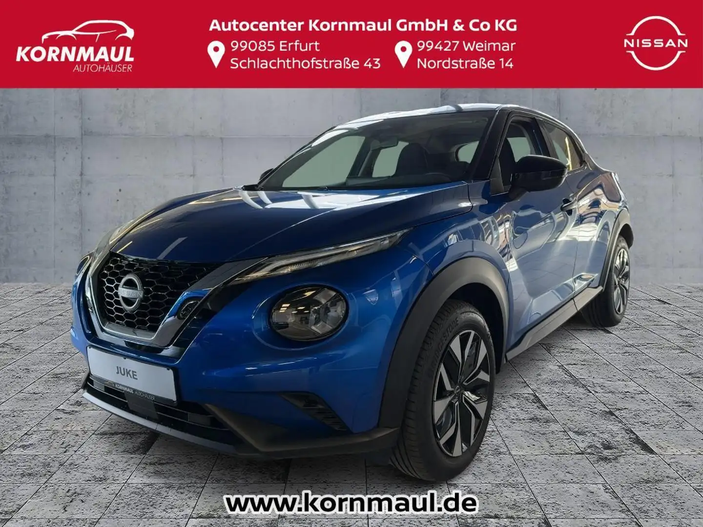 Nissan Juke 1.0 DIG-T Acenta (114 PS) Bleu - 1
