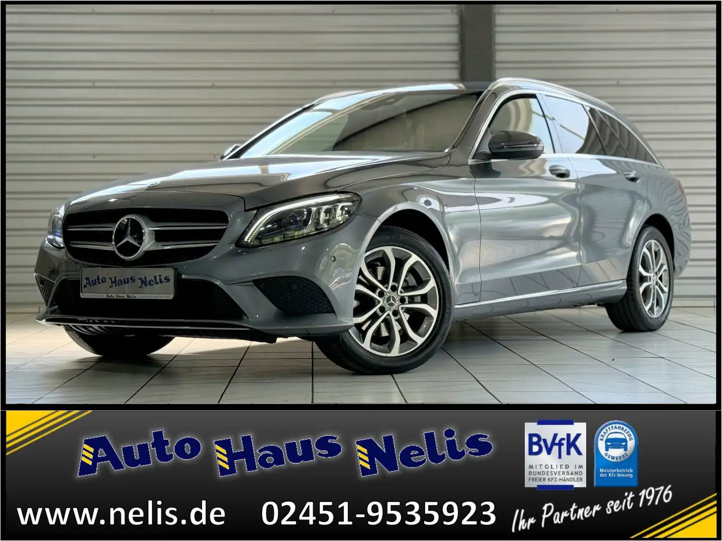 Mercedes-Benz C 220 d T 4Matic Avantgarde Comand ACC R-Cam Ind Grey - 1