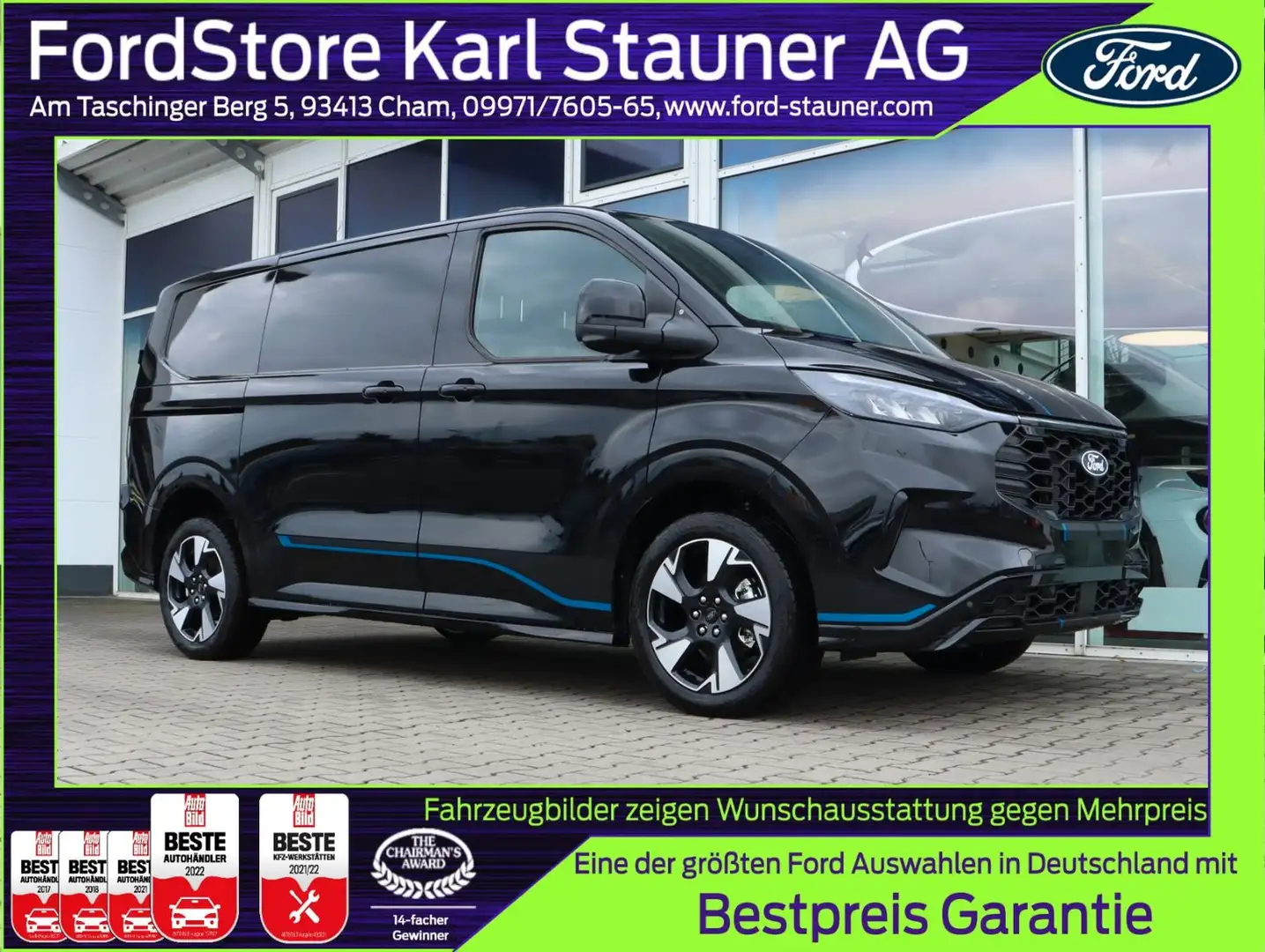 Ford Transit Custom DOKA Sport LKW 320 L1 0,0% FIN* Bianco - 1