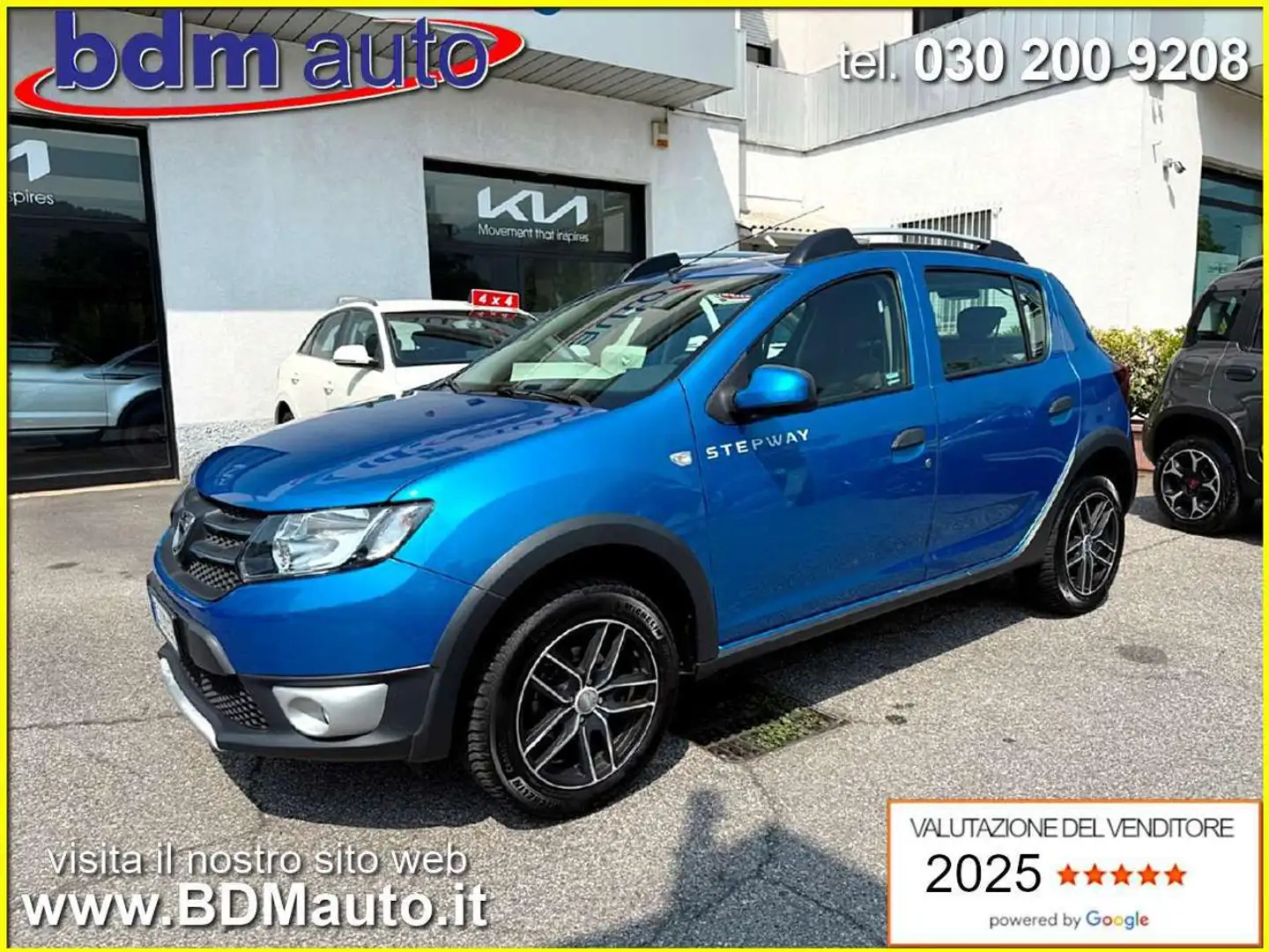 Dacia Sandero Stepway 1.5 dCi 8V 90CV Prestige*OK NEOPATENTATI* Azul - 1