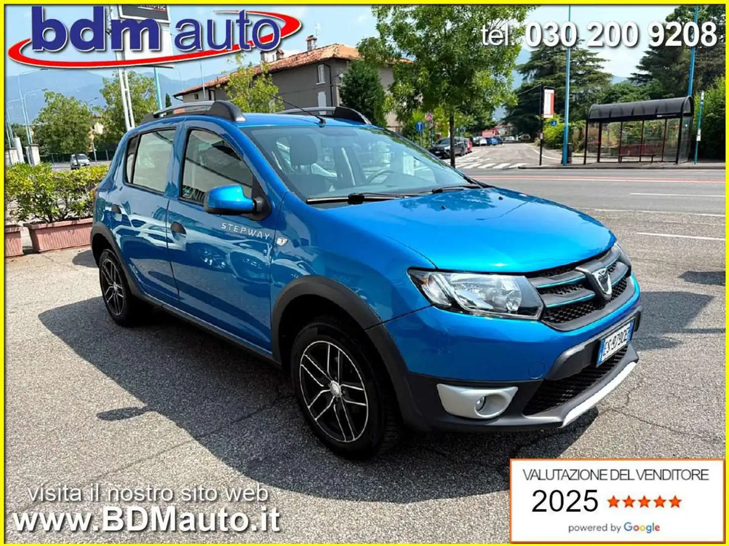 Dacia Sandero Stepway 1.5 dCi 8V 90CV Prestige*OK NEOPATENTATI* Azul - 2