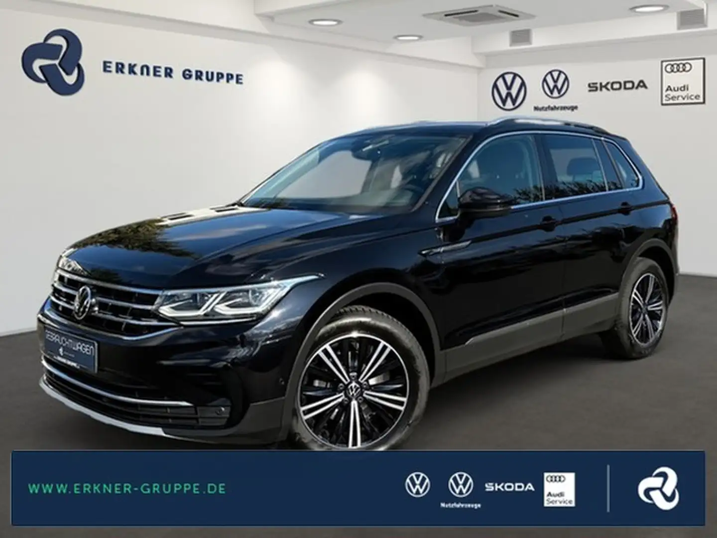 Volkswagen Tiguan 2.0TDI DSG Elegance MATRIX+AHK+STNDHZ+DGI+++ Zwart - 1