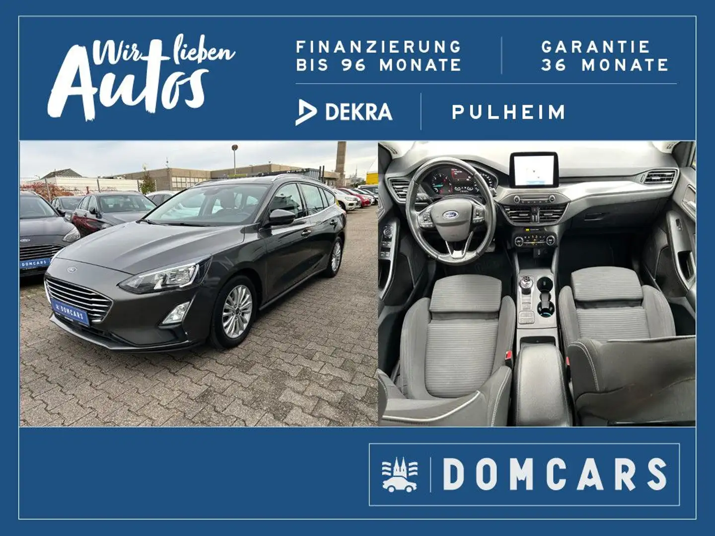 Ford Focus Turnier Titanium/NAVI/AUTOMATIK/ALU/PDC/ Grigio - 1
