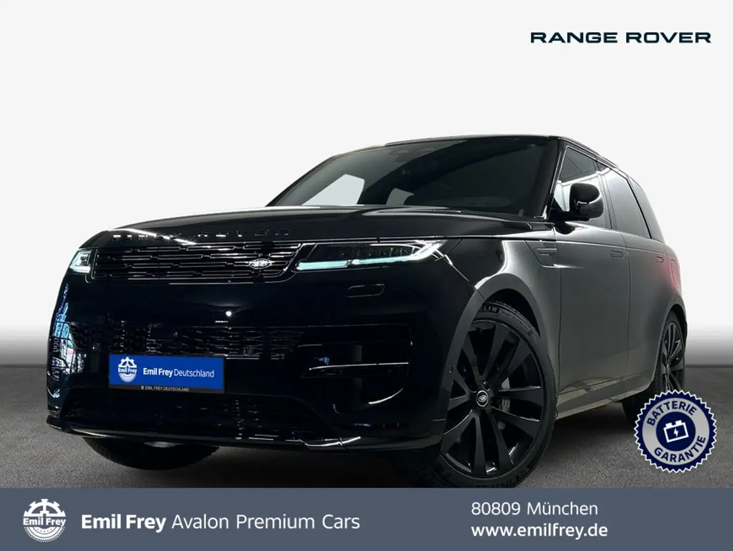 Land Rover Range Rover Sport P460e Hybrid Dynamic HSE Schwarz - 1
