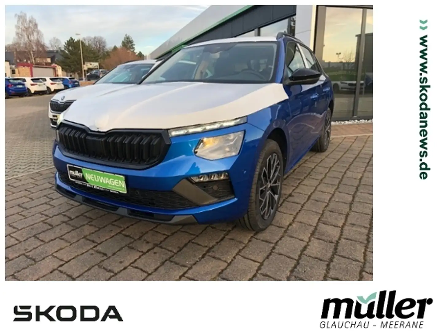 Skoda Kamiq Balance AHZV Matrix ACC Navi Blau - 1