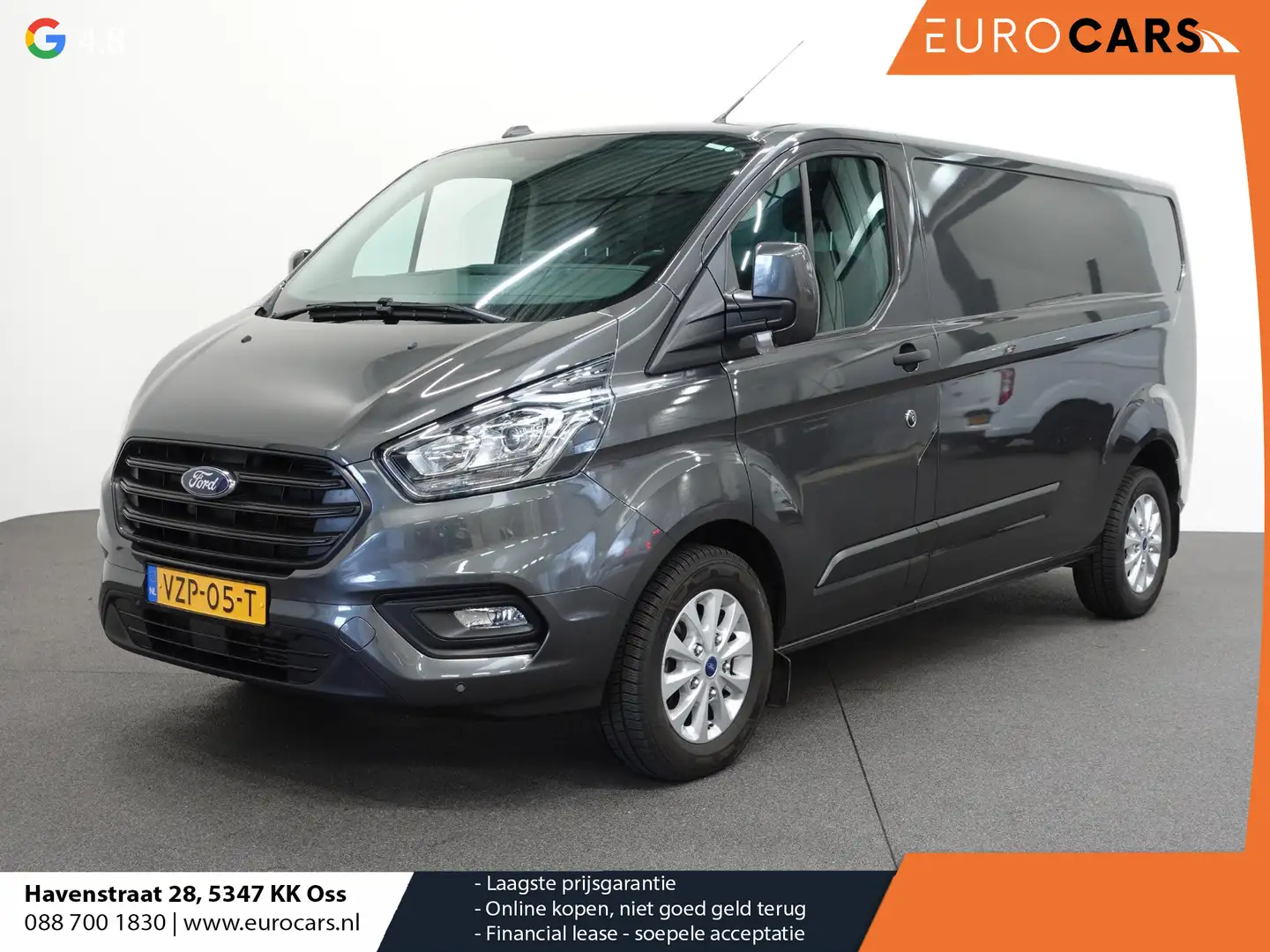 Ford Transit Custom 130pk Automaat L2H1 Trend Navi Cruise control Came Gris - 1