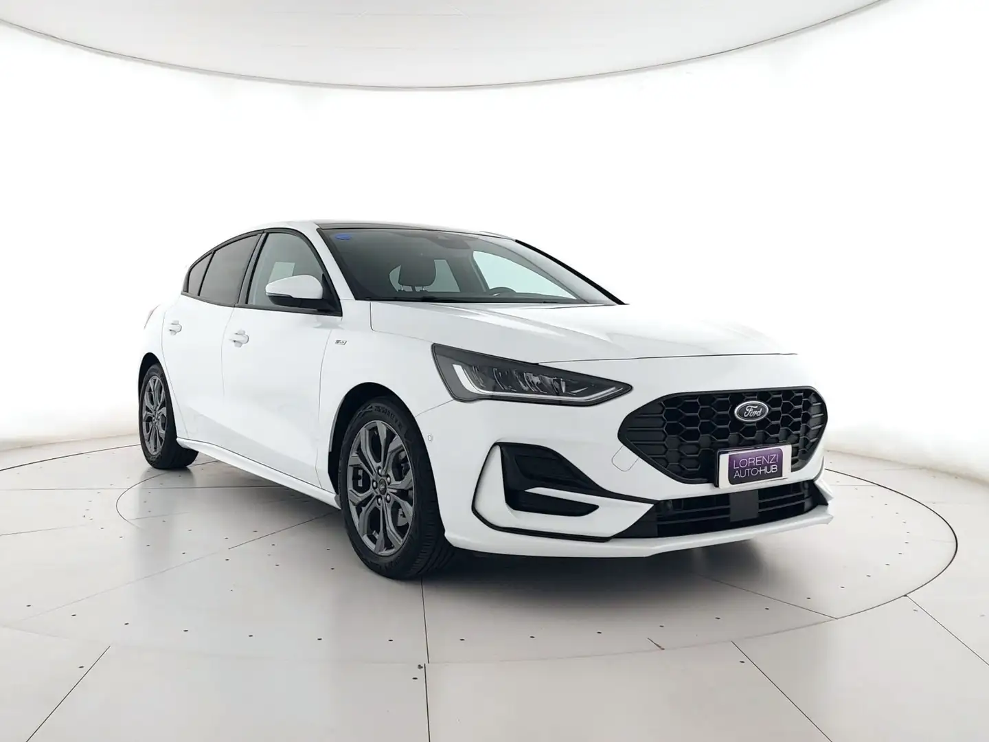 Ford Focus 1.0 ecoboost h ST-Line X 125cv powershift TETTO PA Bianco - 1