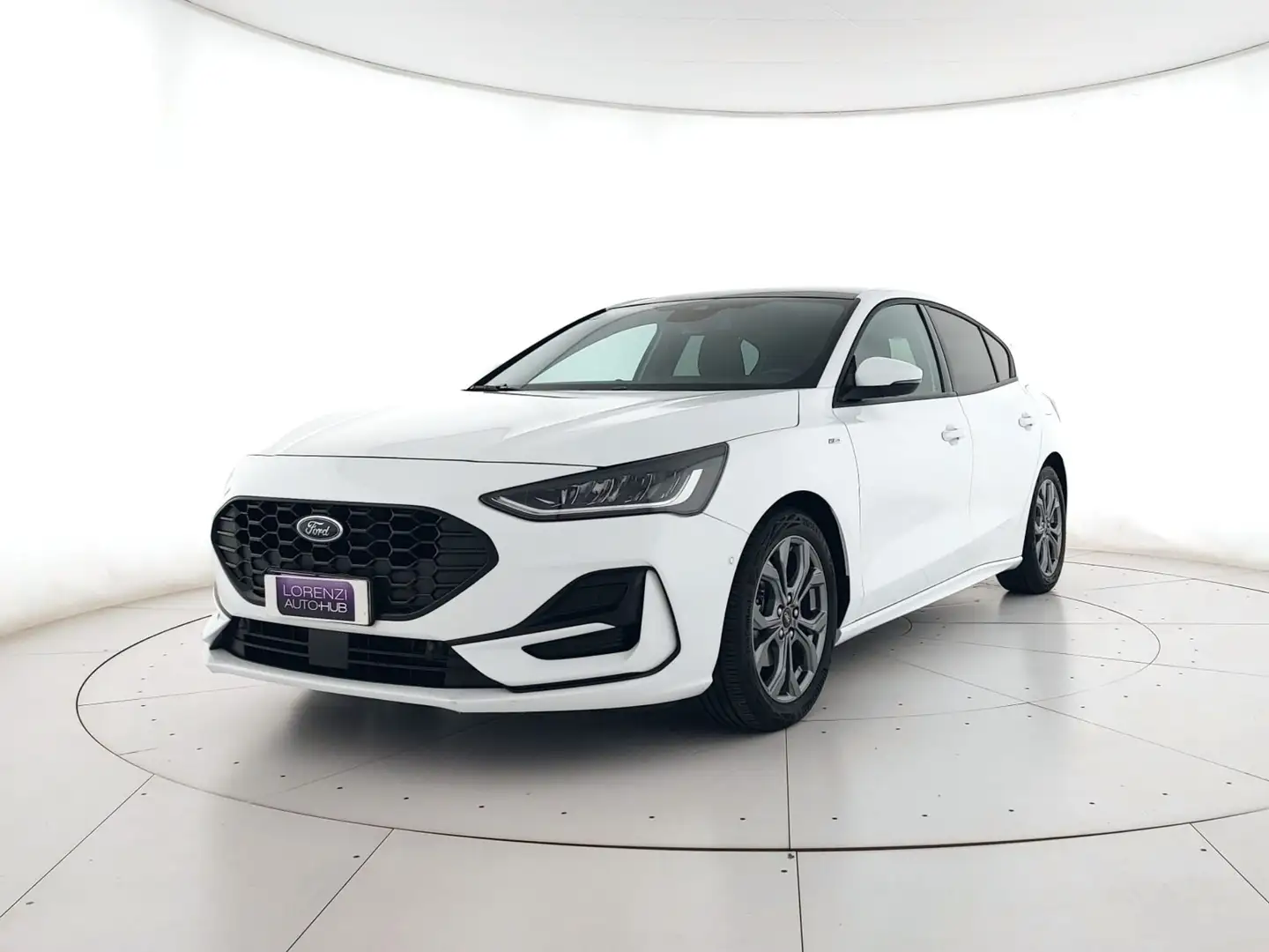 Ford Focus 1.0 ecoboost h ST-Line X 125cv powershift TETTO PA Bianco - 2