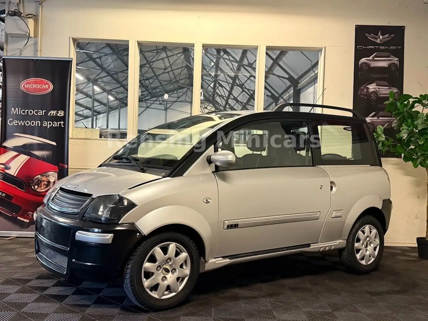 Microcar MC2 Campus Highland XXL Mopedauto Minicar 45 KM Silber - 1