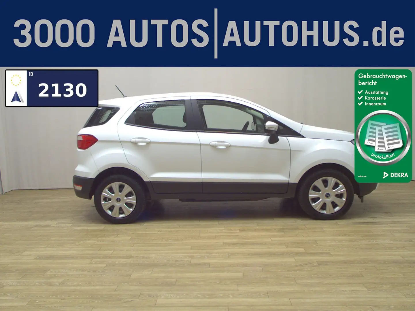 Ford EcoSport 1.0 EB Cool&Connect T-Leder LED Shz Weiß - 1