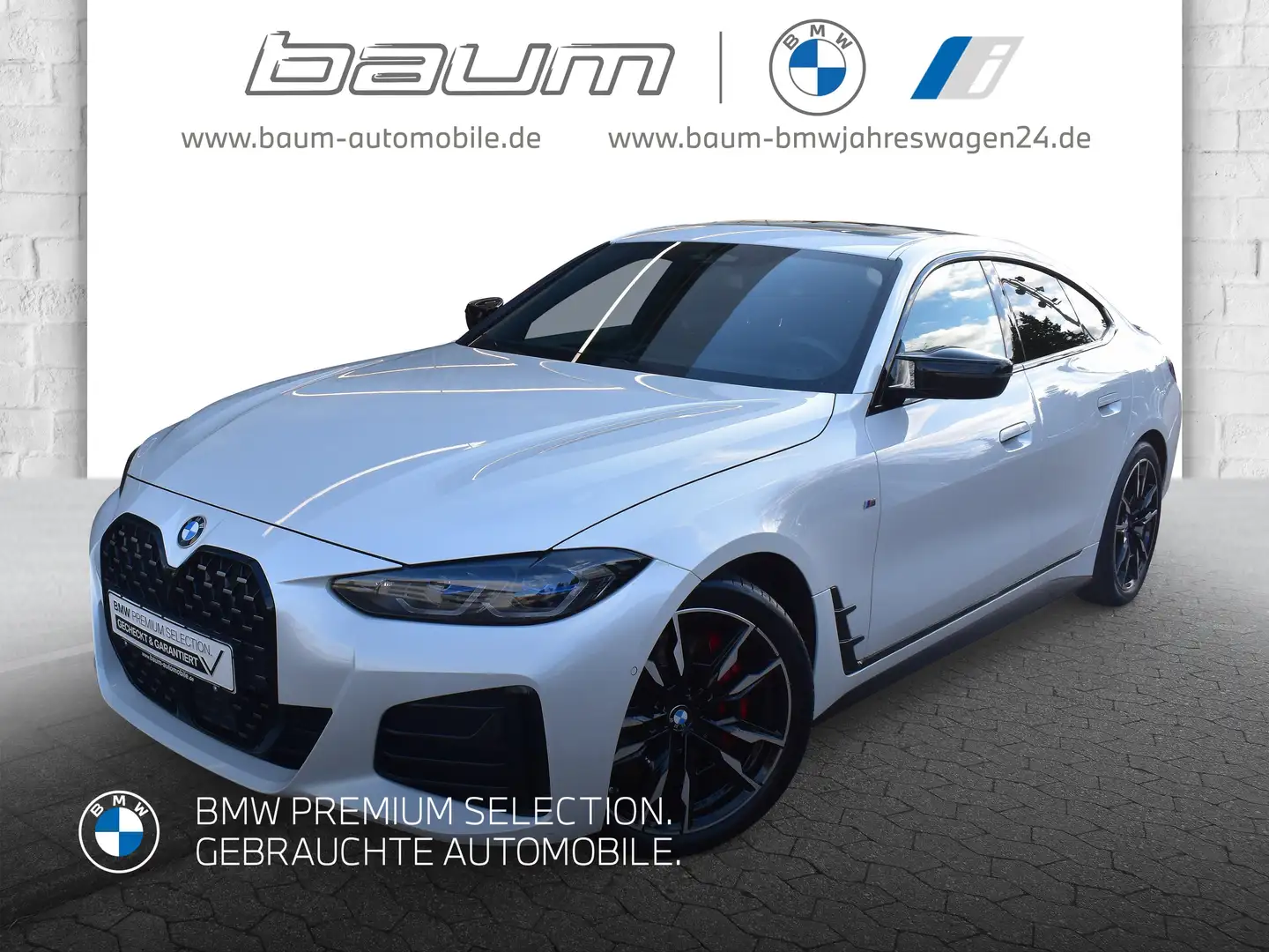 BMW 440 M440i xDrive Gran Coupé HK HiFi DAB GSD AHK Shz Blanc - 1