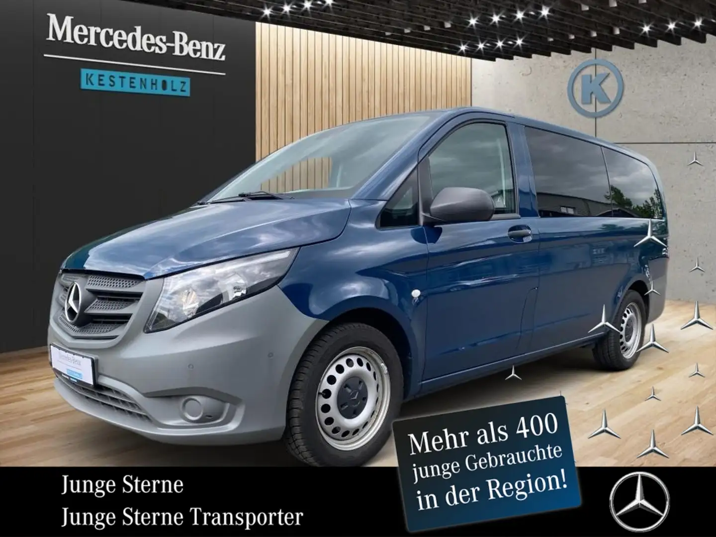 Mercedes-Benz Vito 119 BlueTEC Tourer PRO Lang *PDC*TEMPOMAT* Azul - 1