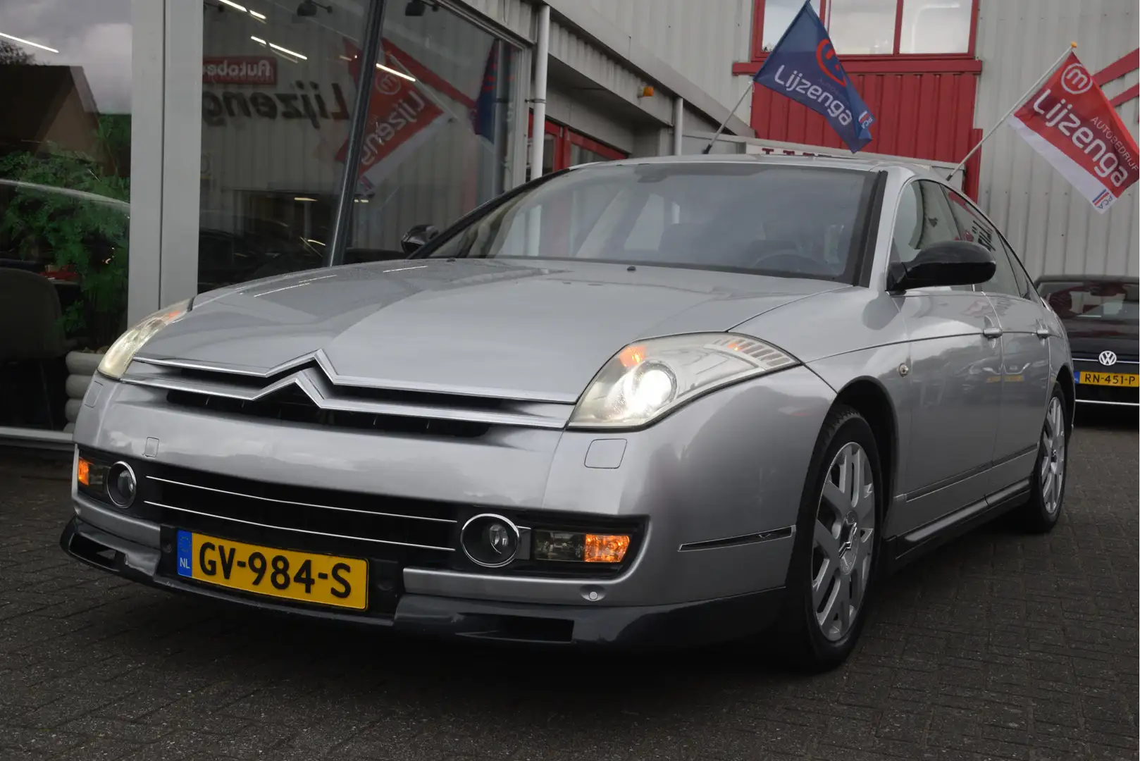 Citroen C6 3.0 V6 Exclusive Navi | open dak | Head-up | Xenon Grau - 2