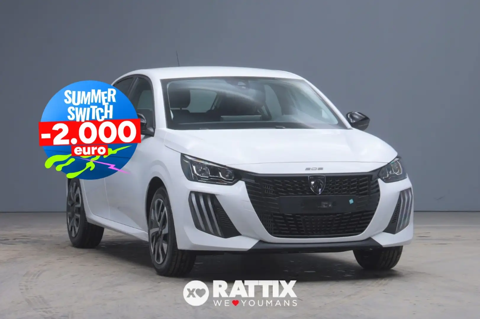 Peugeot 208 1.2 Puretech 100CV Style Bianco - 1
