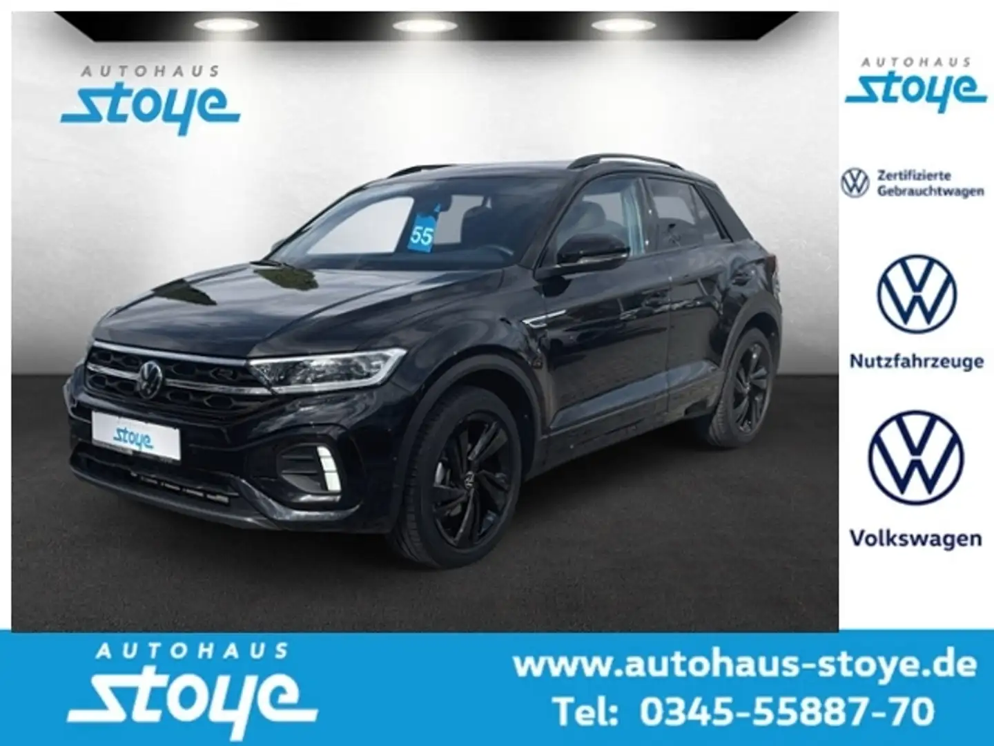 Volkswagen T-Roc R-Line TSi Navi Kamera Black Style Zwart - 1
