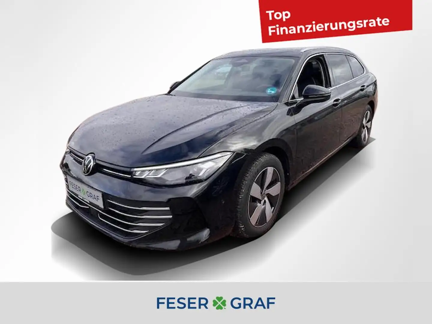 Volkswagen Passat 2.0 TDI Business DSG AHK+TrailerAss/AreaView Schwarz - 1