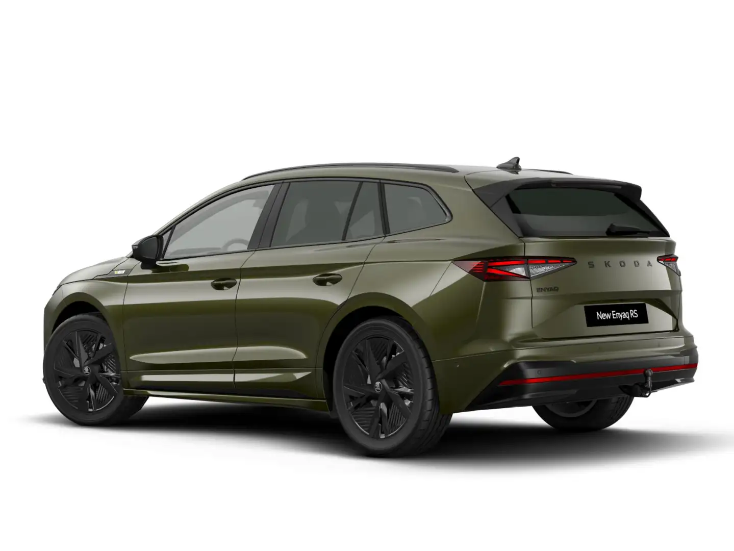 Skoda Enyaq RS Elektromotor 250 kW / 340 PK SUV Elektrische aa Groen - 2