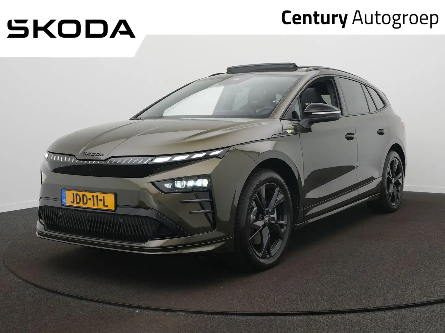 Skoda Enyaq RS Elektromotor 250 kW / 340 PK SUV Elektrische aa Groen - 1