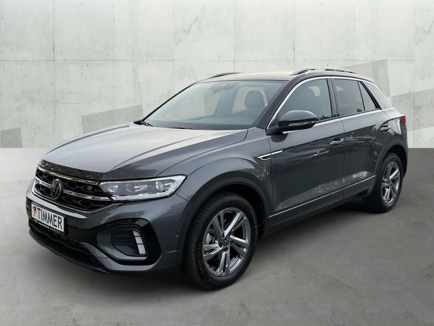 Volkswagen T-Roc 1.5 TSI DSG R-LINE *AHK *LED *RKAM *ACC *APP *DAB Grijs - 2