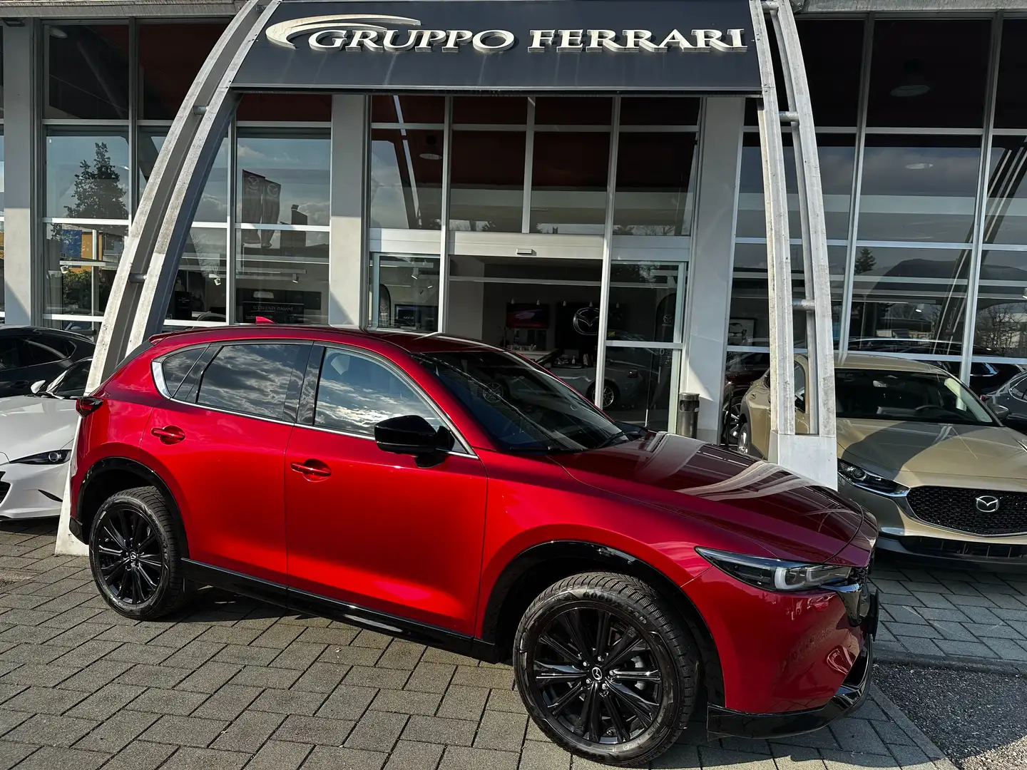Mazda CX-5 CX-5 2.2 Homura + Com. Pack 2wd 150cv auto IVA ESP Rosso - 2