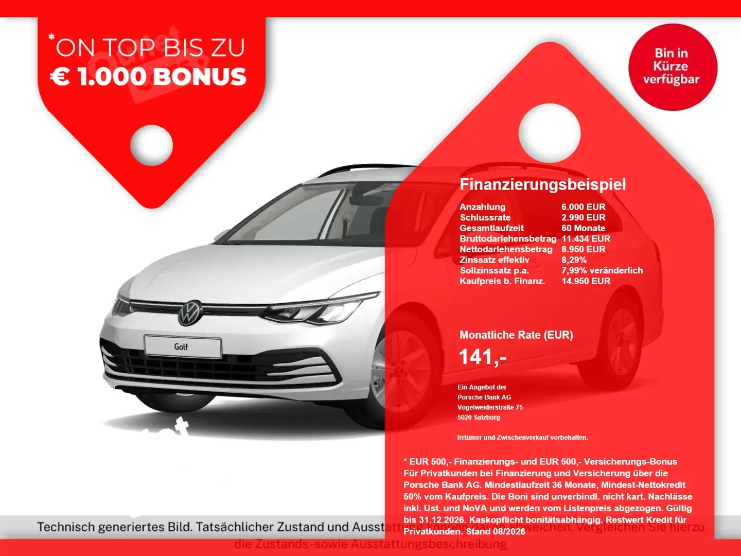 Volkswagen Golf Variant Golf VIII Variant 2.0 TDI Life ASSIST+CARPLAY+LM Weiß - 1