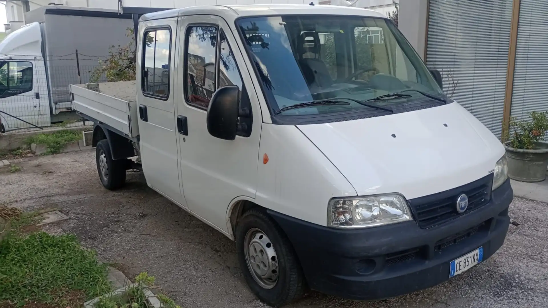 Fiat Ducato Cassone fisso con cabina allungata Bianco - 1