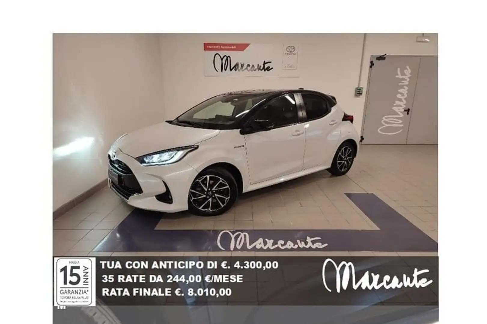 Toyota Yaris 1.5 Hybrid 5 porte Style Wit - 1