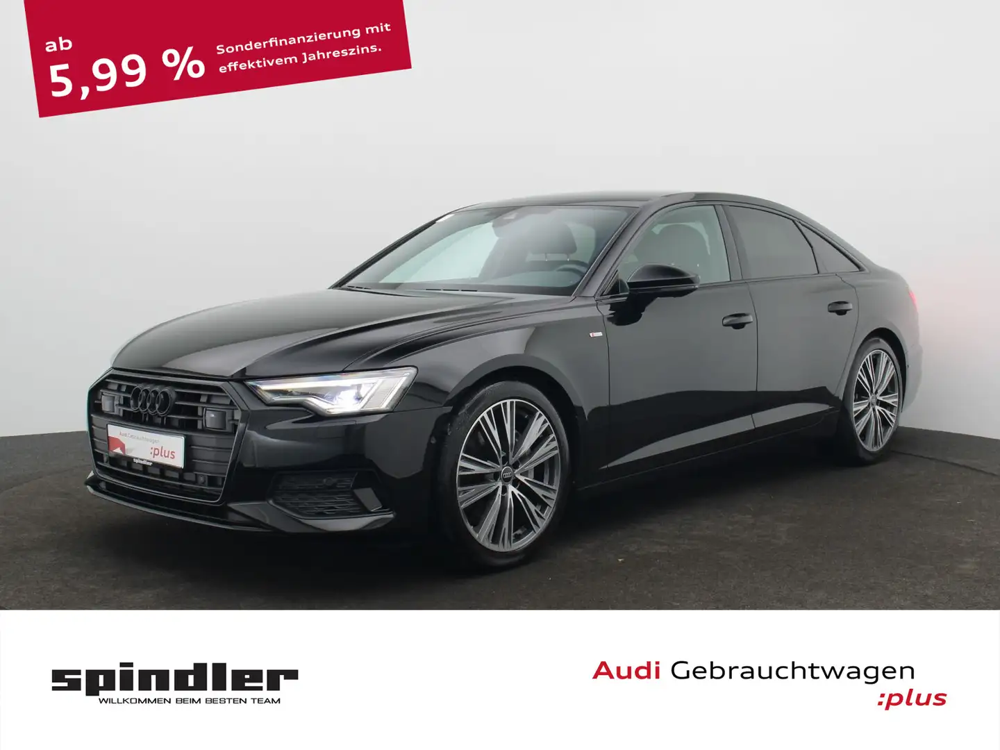 Audi A6 S-Line 45 TFSI S-tronic / Matrix Schwarz - 1