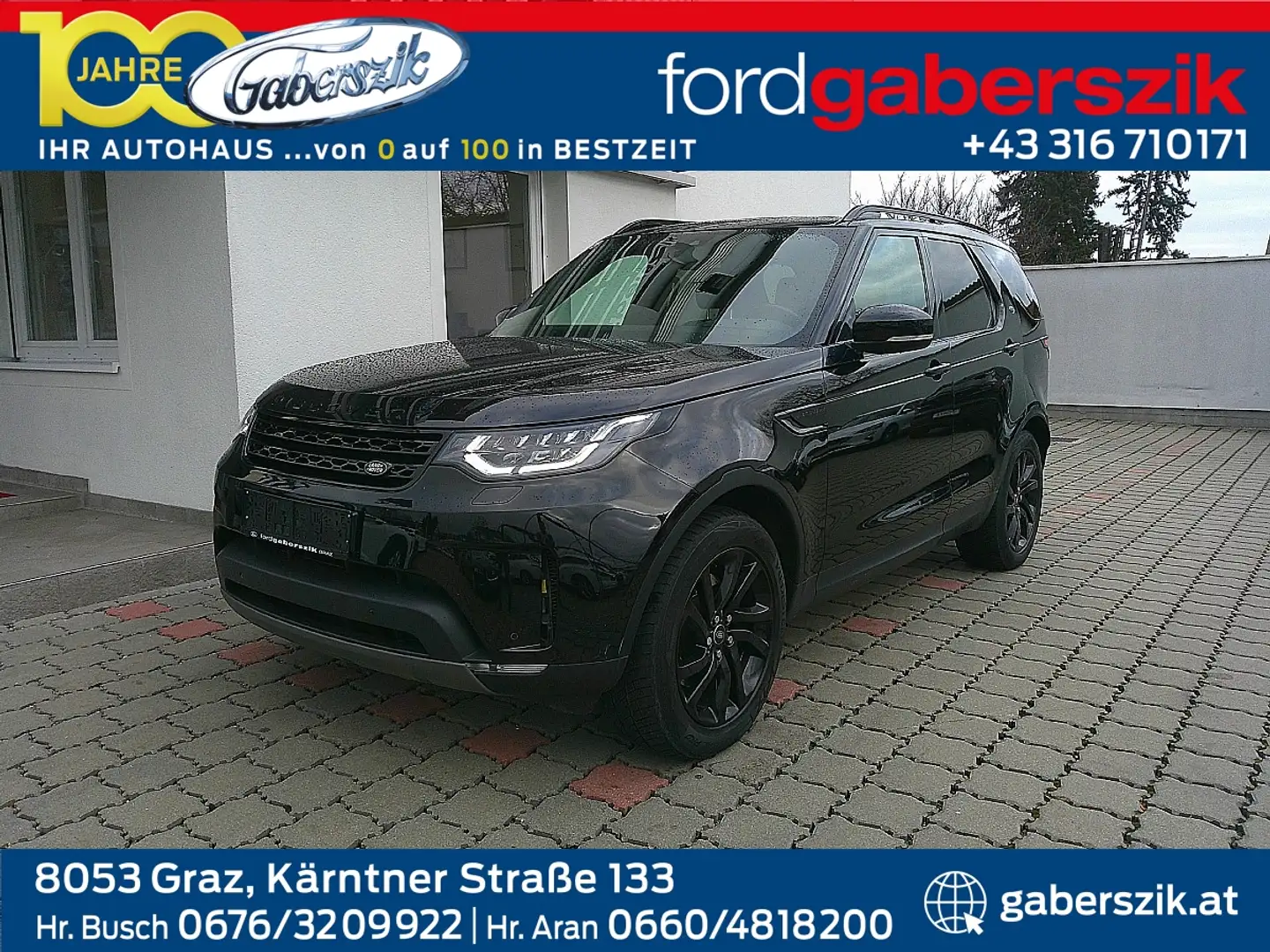 Land Rover Discovery 5 3,0 TDV6 HSE Aut. Noir - 1