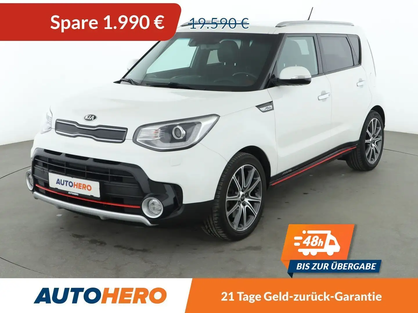 Kia Soul 1.6 TGDI Final Edition Turbo Aut.*NAVI*XENON*SPUR* Blanc - 1
