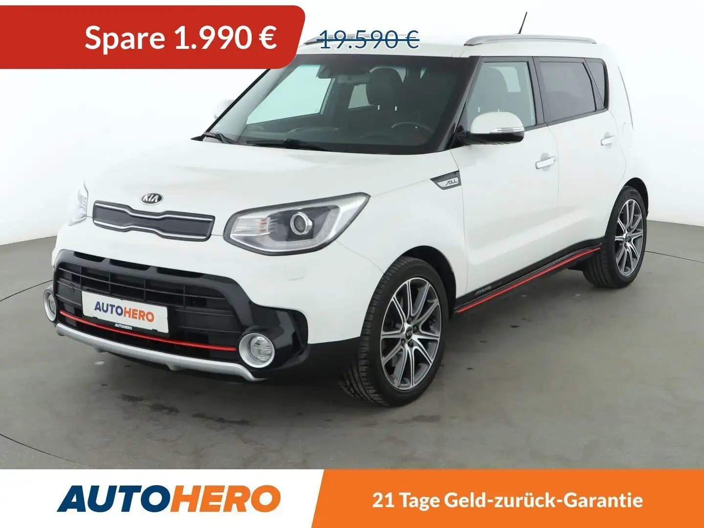 Kia Soul 1.6 TGDI Final Edition Turbo Aut.*NAVI*XENON*SPUR* Weiß - 1