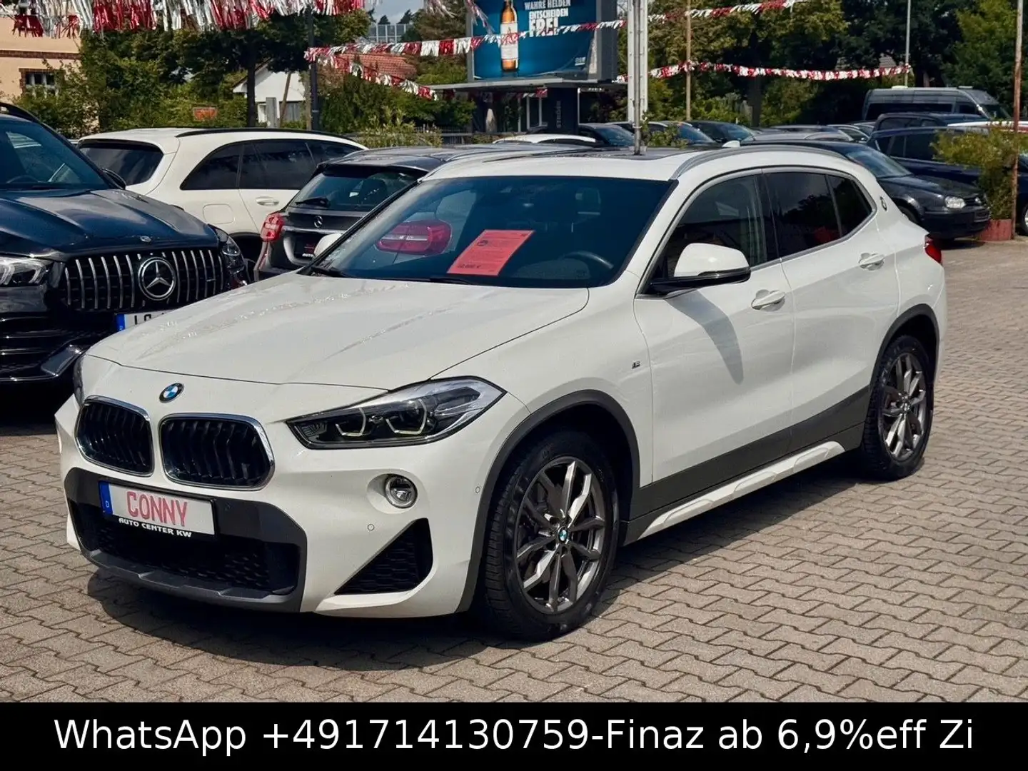 BMW X2 xDrive 20 d M Sport X-LED-PANO-NAVI-SpH- Weiß - 1