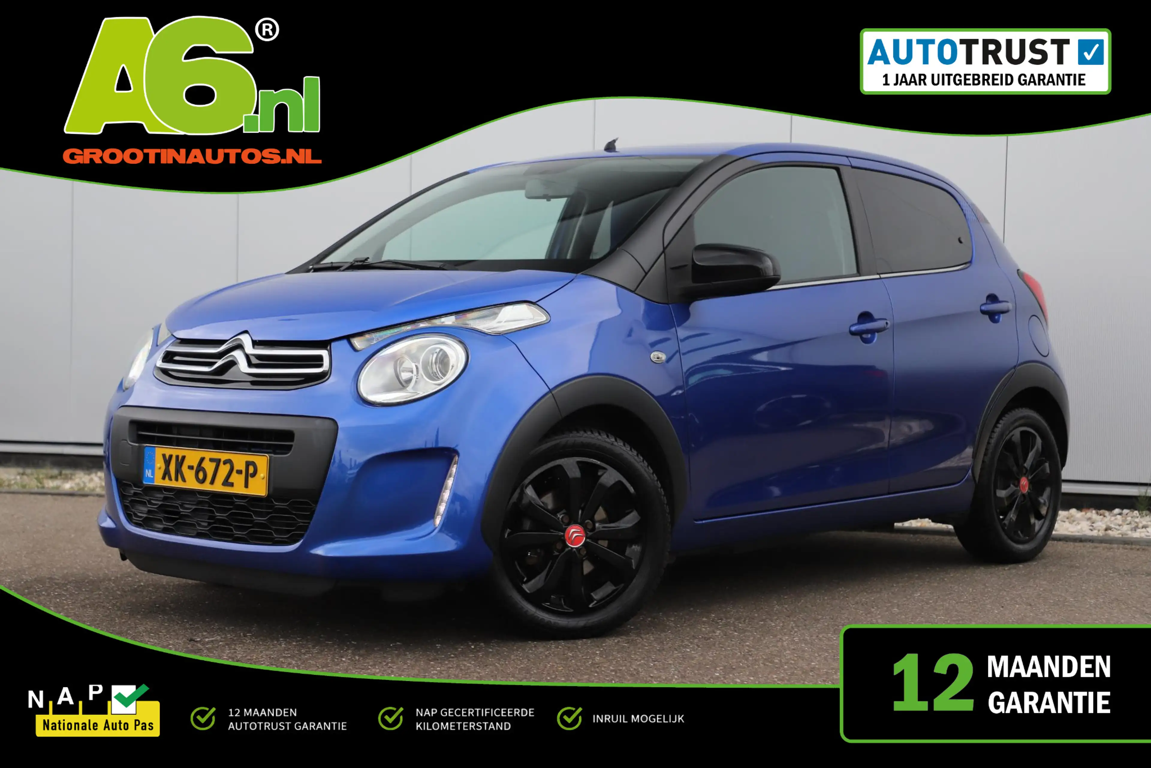 Citroen C1 1.0 VTi Urban Ride Zwarte Velgen Carplay Achteruit