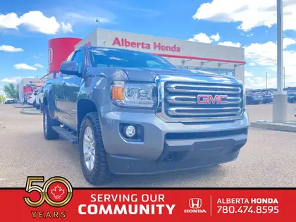 Gray 2018 GMC Canyon Pickup Truck Four-Wheel Drive Automatic