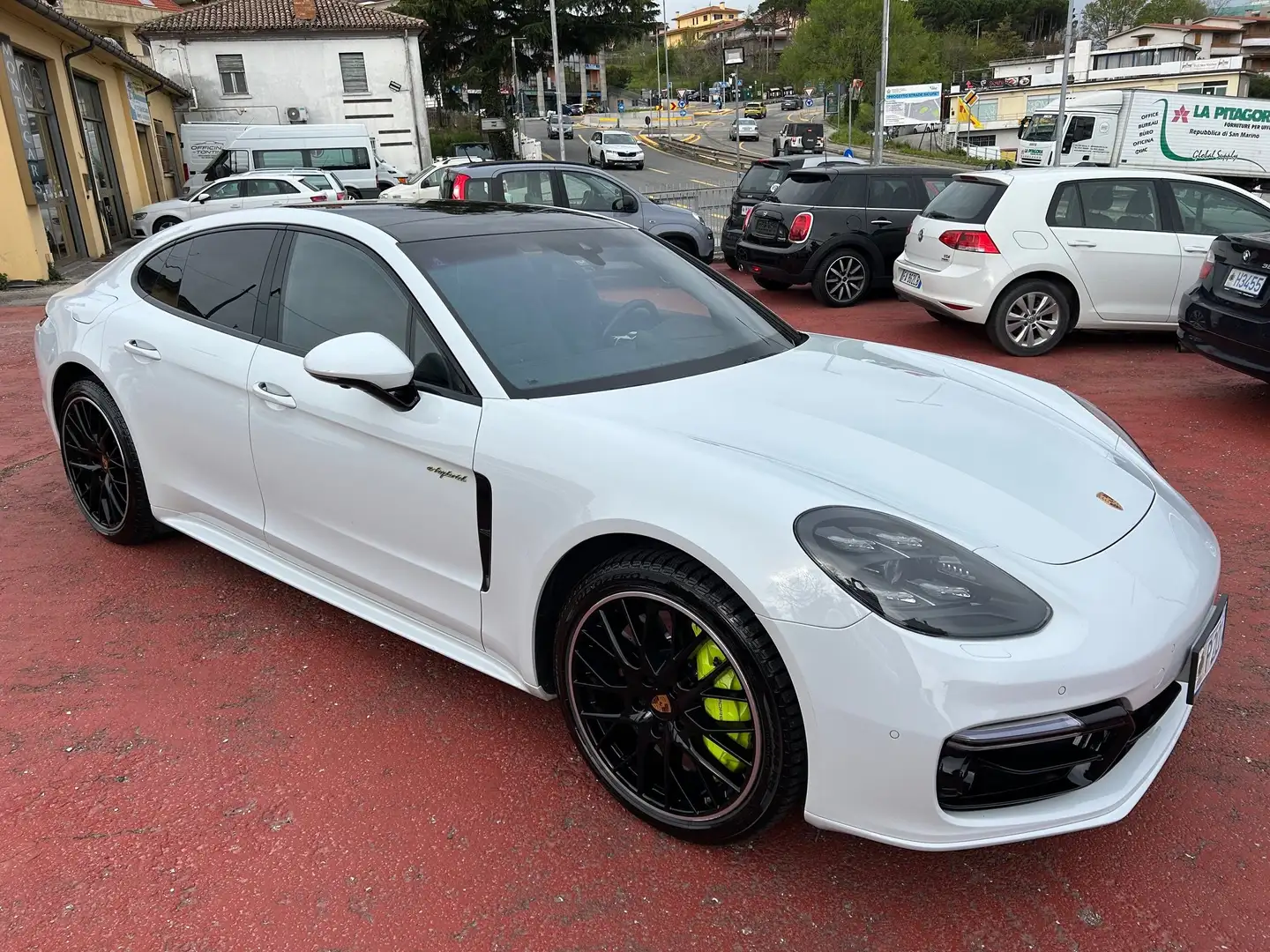 Porsche Panamera Panamera 4.0 Turbo S e-hybrid Carbon vis. notturno Wit - 1