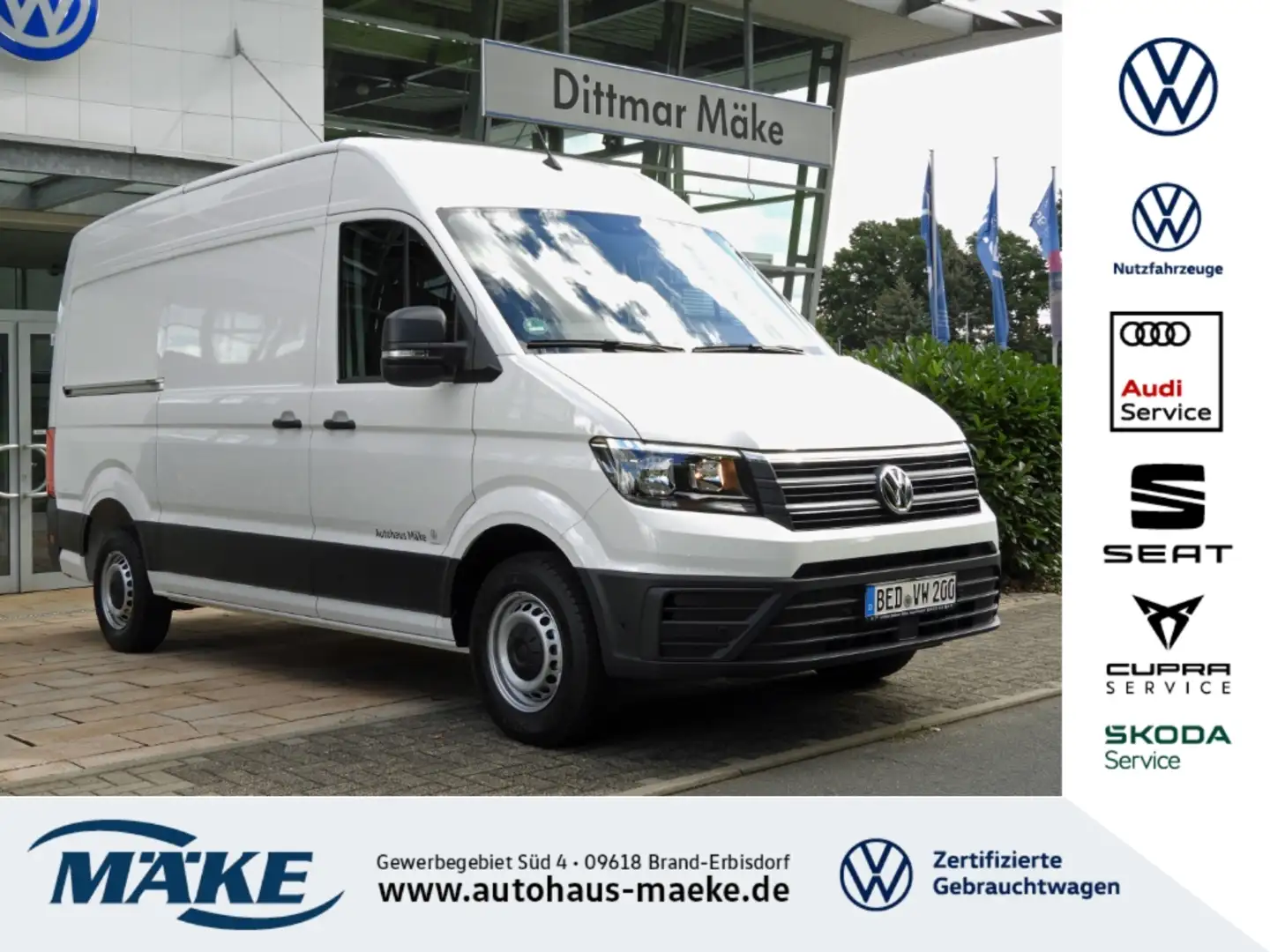 Volkswagen Crafter 35 Kasten 2.0 TDI ''EcoProfi'' MR HD RFK Weiß - 1