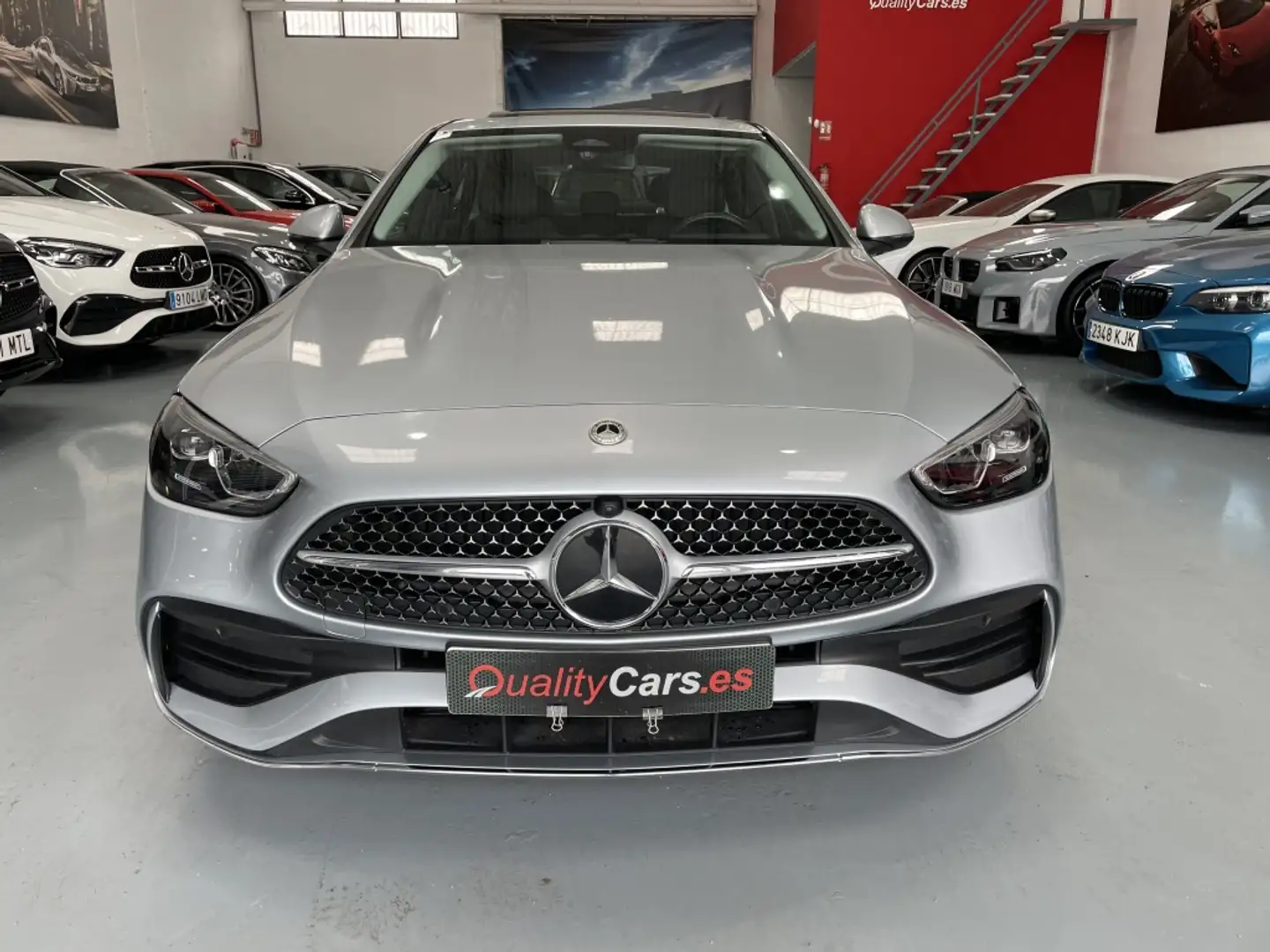 Mercedes-Benz C 220 220d 9G-Tronic Grijs - 2