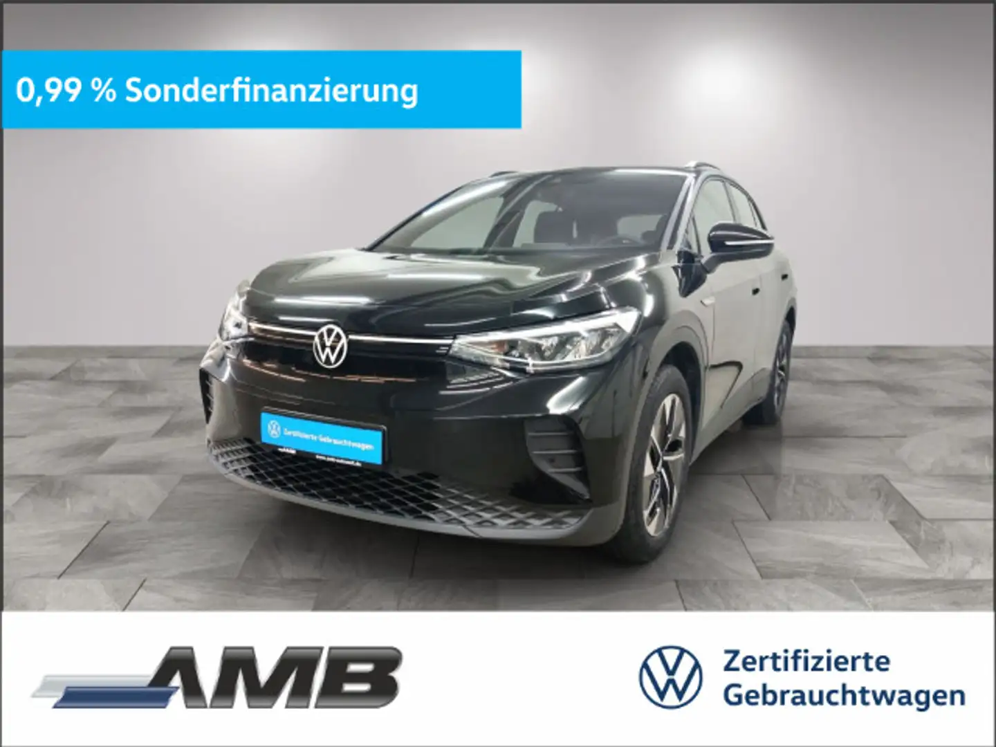 Volkswagen ID.4 Pro 77kWh/AHK/Assistenzp./Navi/RFK/beheizFS Zwart - 1