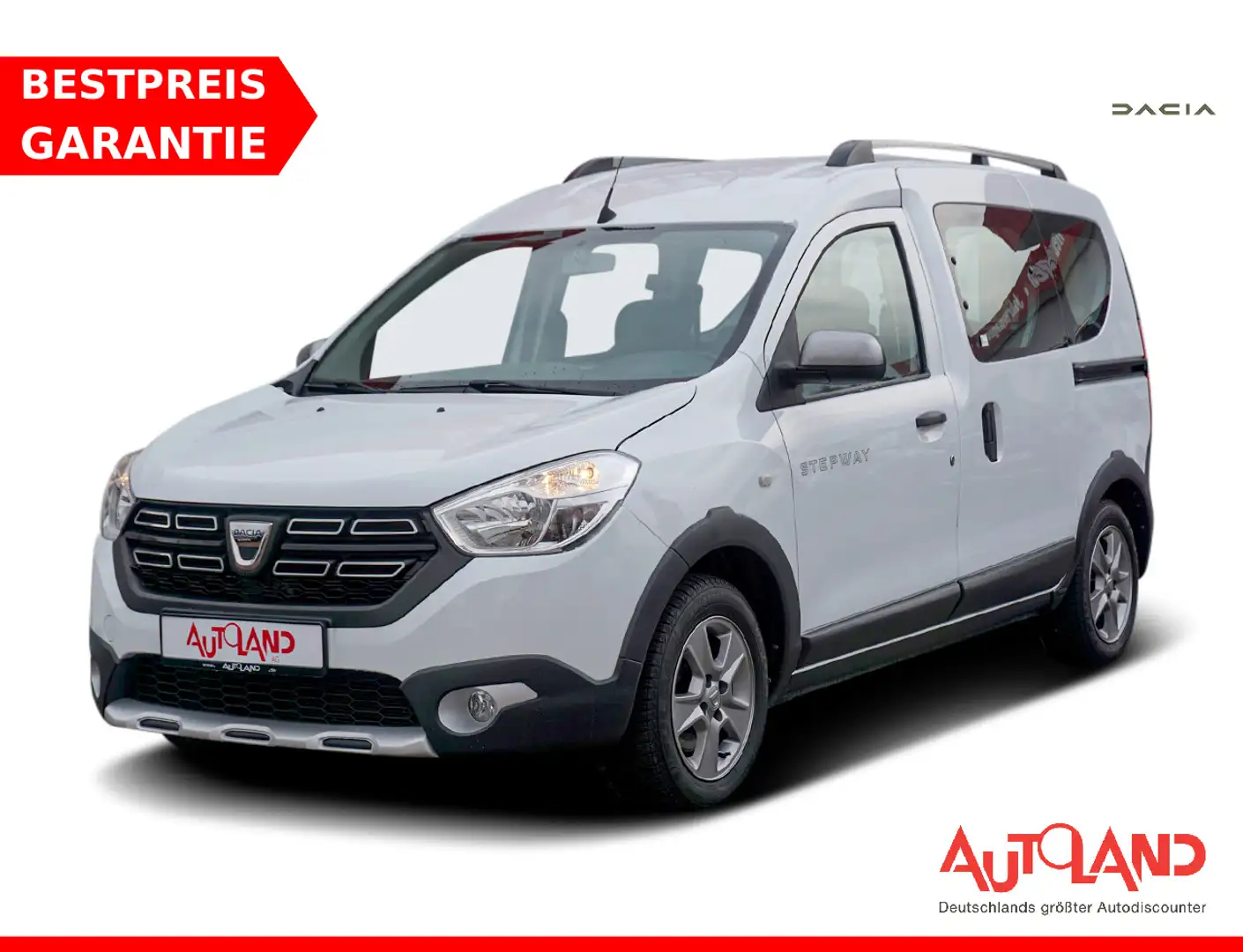 Dacia Dokker Stepway AHK Navi Android Apple DAB Klima Weiß - 1