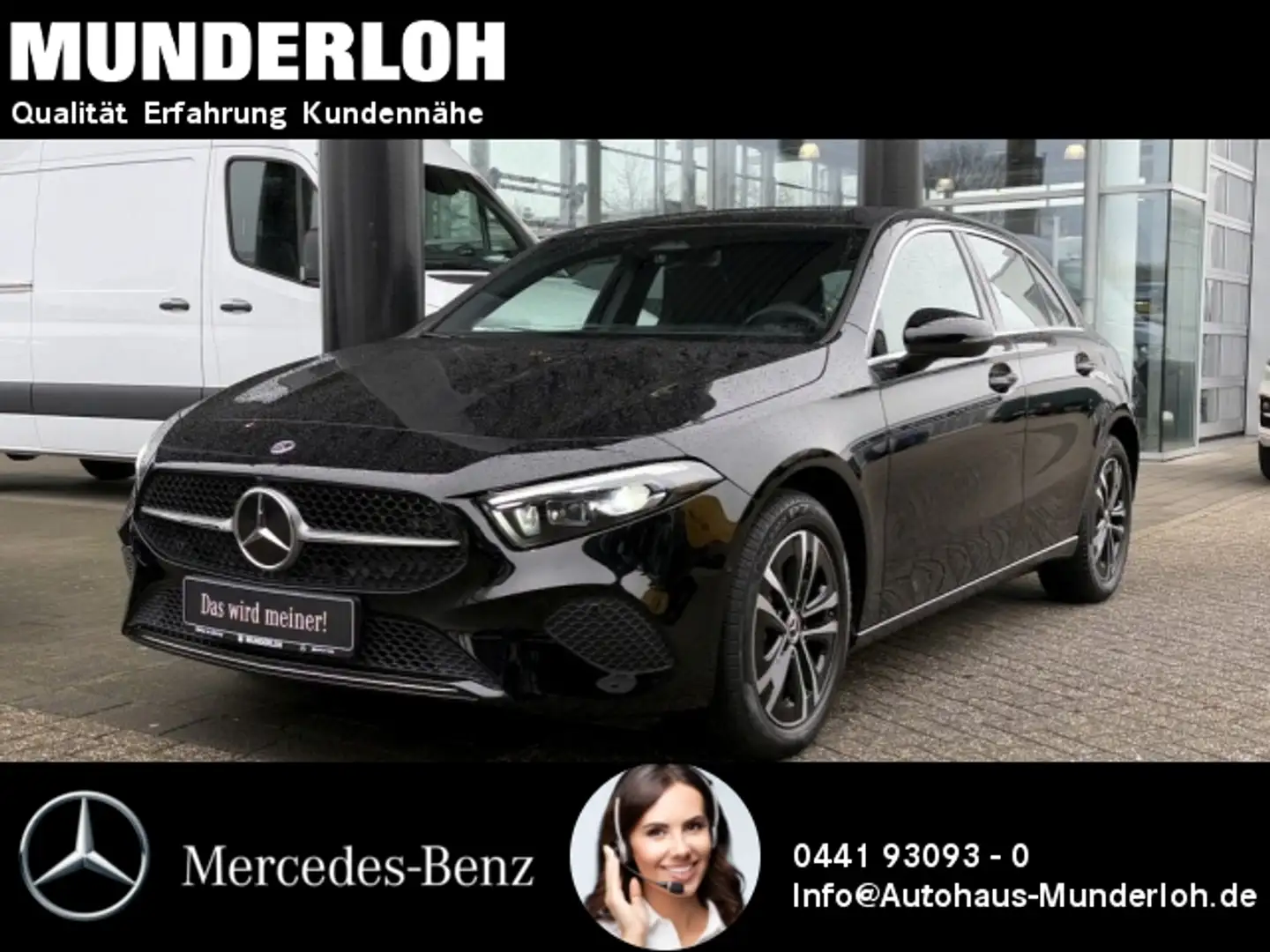 Mercedes-Benz A 250 e Kompaktlimousine m. EQ Hybrid Technologie Progre Schwarz - 1