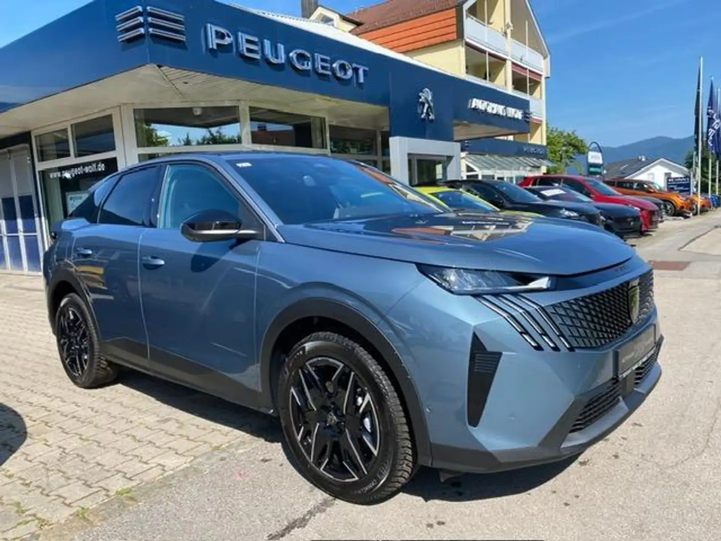 Peugeot 3008 Allure Hybrid 145 e- DSC6 Blau - 1