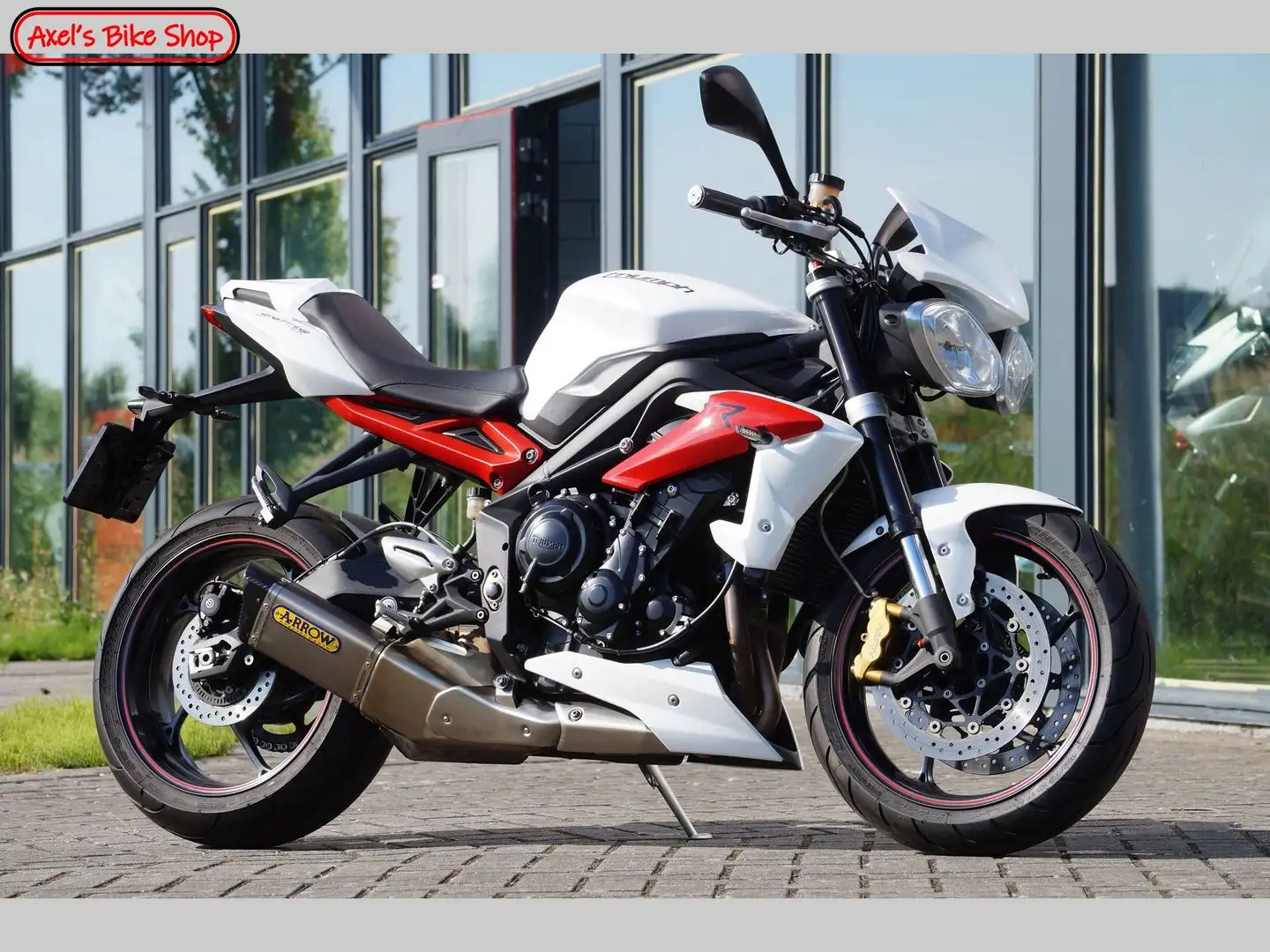 Triumph Street Triple R Blanc - 1