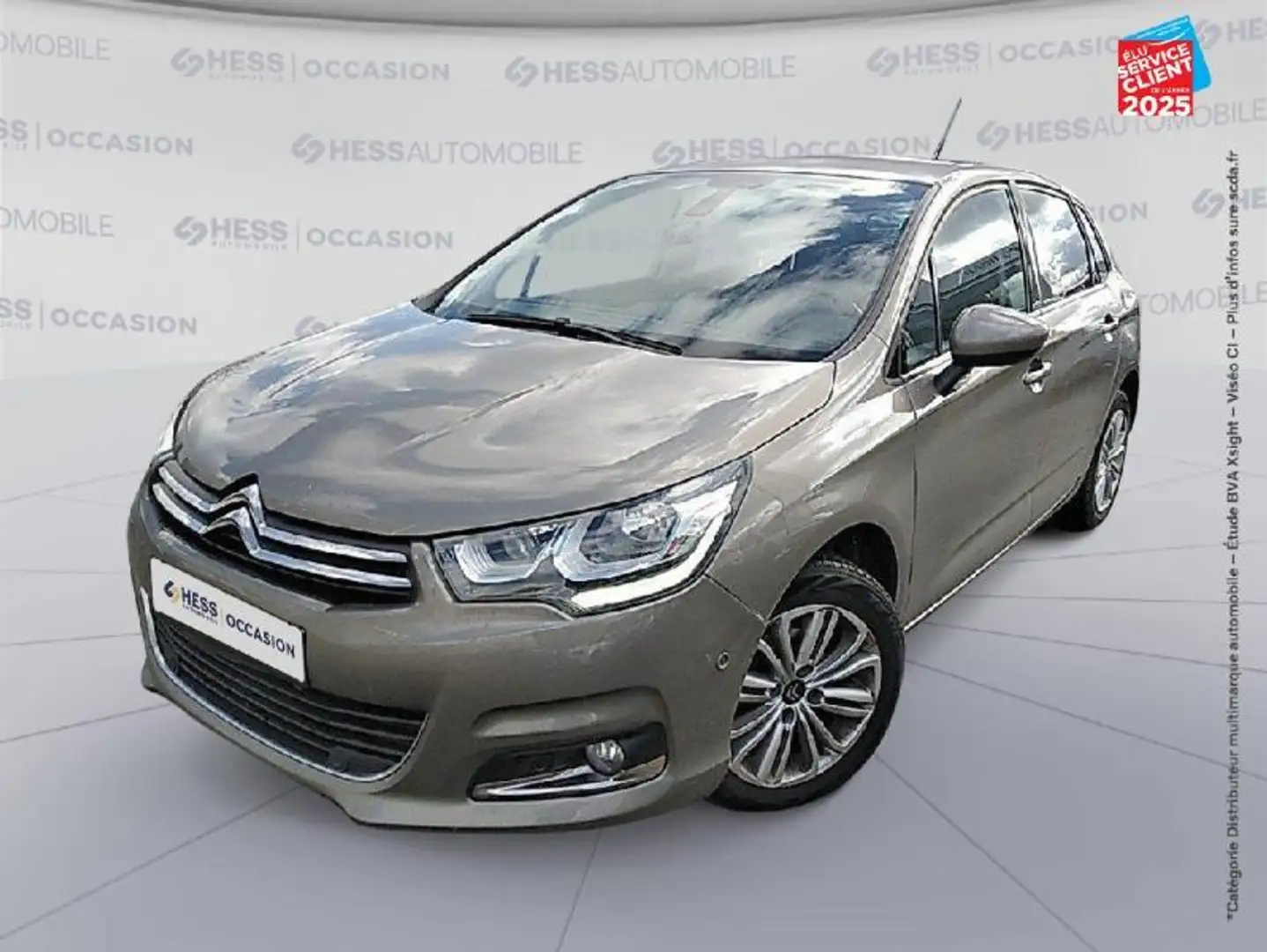 Citroen C4 PureTech 110ch Millenium GPS Radar AR Carplay Gris - 1