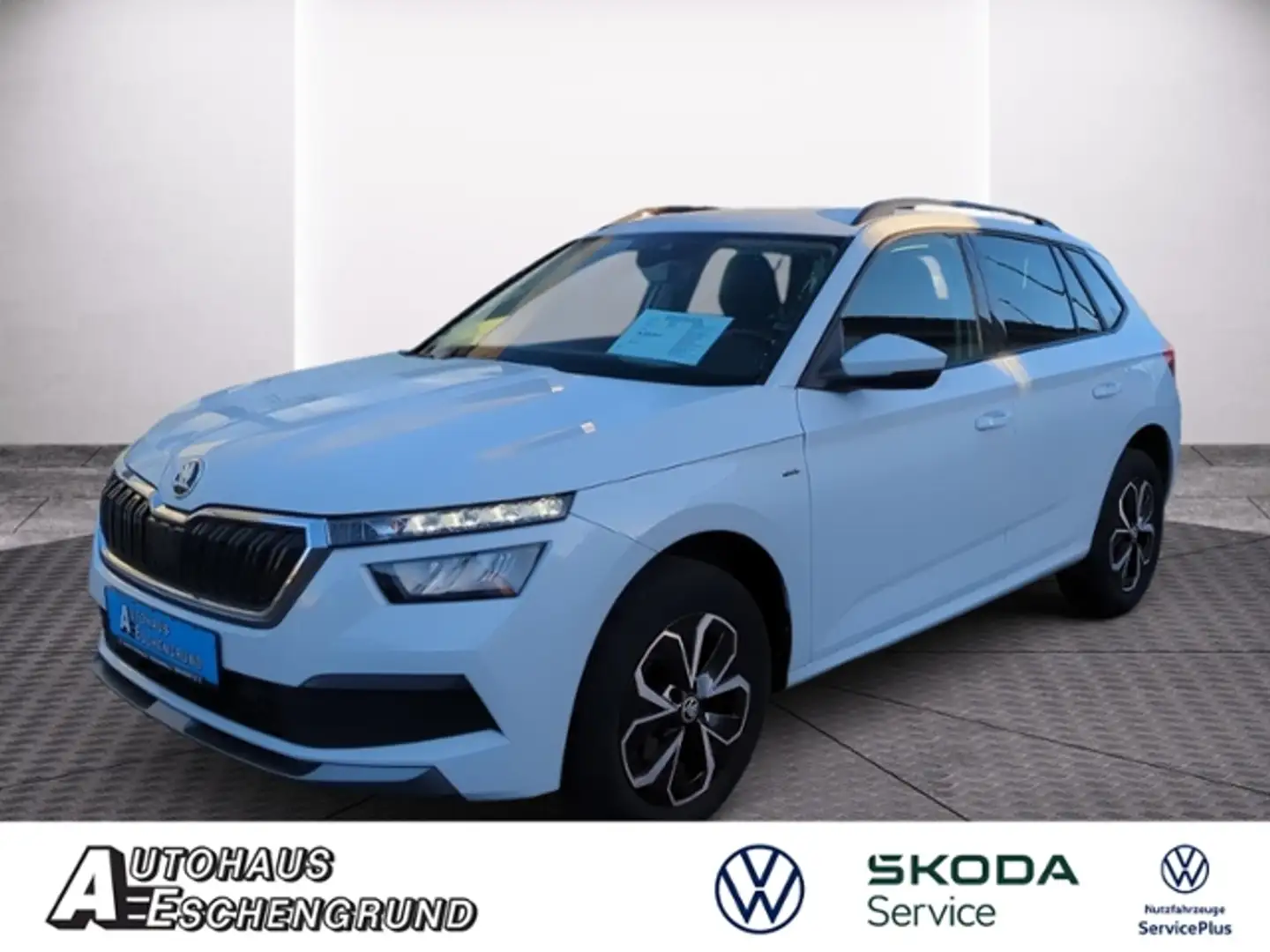 Skoda Kamiq 1.0 TSI DSG Drive NAV PDC Weiß - 1