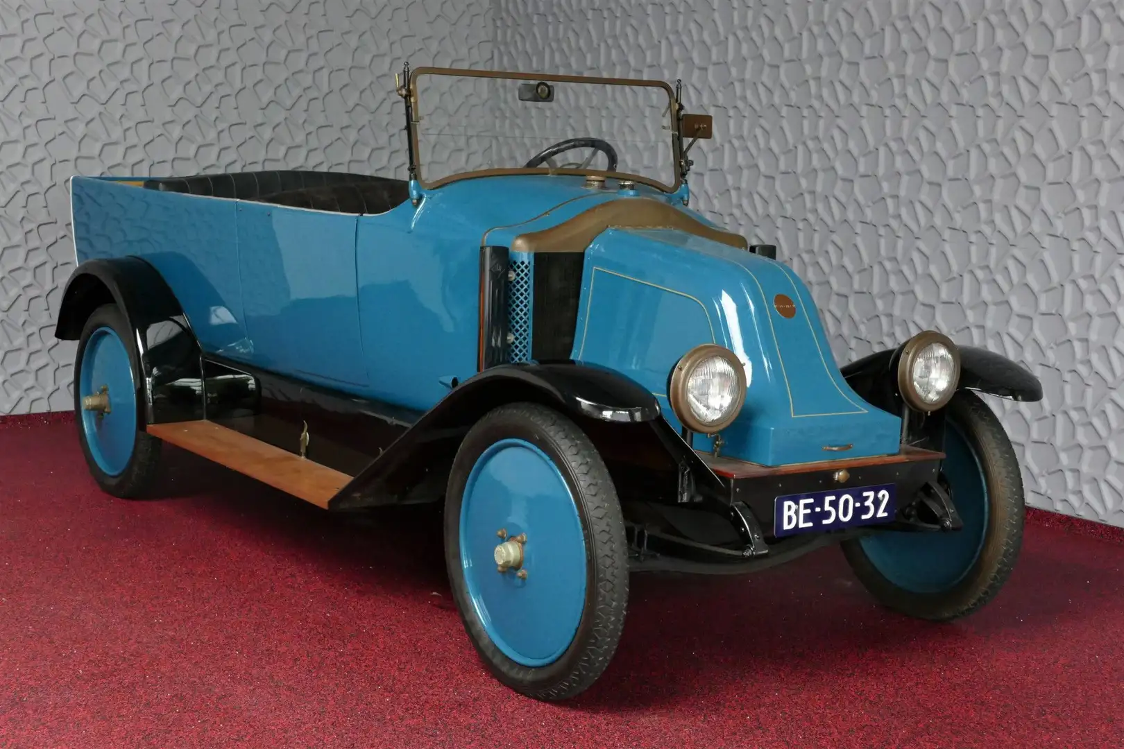 Renault II TORPEDO Commercial 1921 104 JAAR OUD GERESTAURE Синій - 2