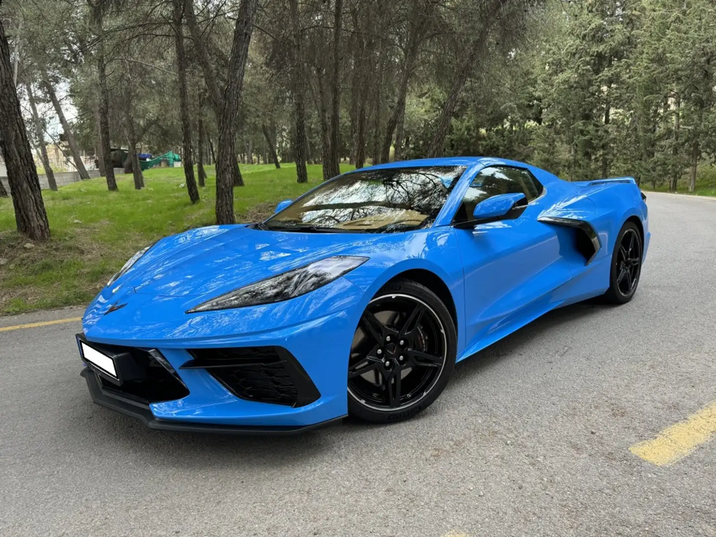 Chevrolet Corvette Stingray 6.2 V8 3LT Modrá - 1