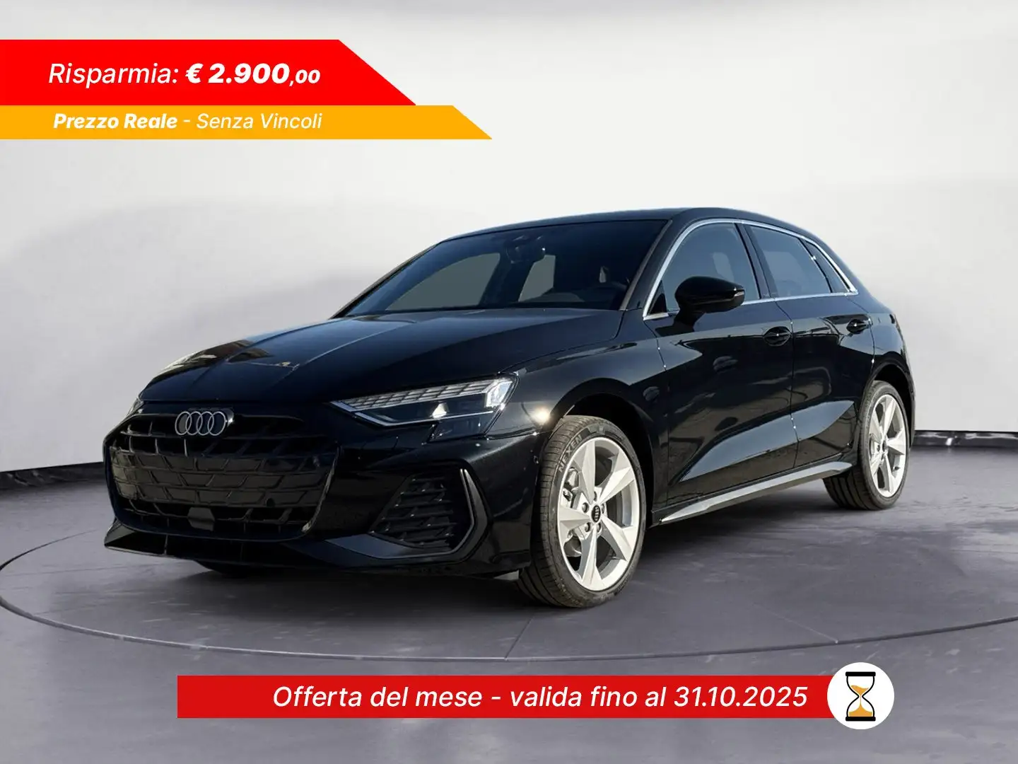 Audi A3 Sportback 35 2.0 TDI S line Edition S Tronic Schwarz - 1