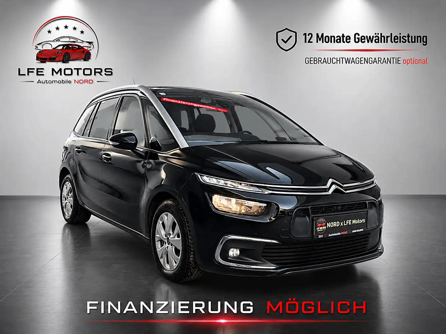 Citroen Grand C4 Picasso HDI Aut. - 7 SITZE - Zahnriemen erneuert - Serv... Schwarz - 1