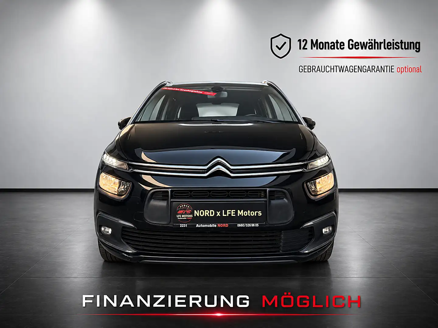 Citroen Grand C4 Picasso HDI Aut. - 7 SITZE - Zahnriemen erneuert - Serv... Schwarz - 2